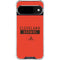 NFL Cleveland Browns Orange Performance Series Google Pixel 10 Clear Case